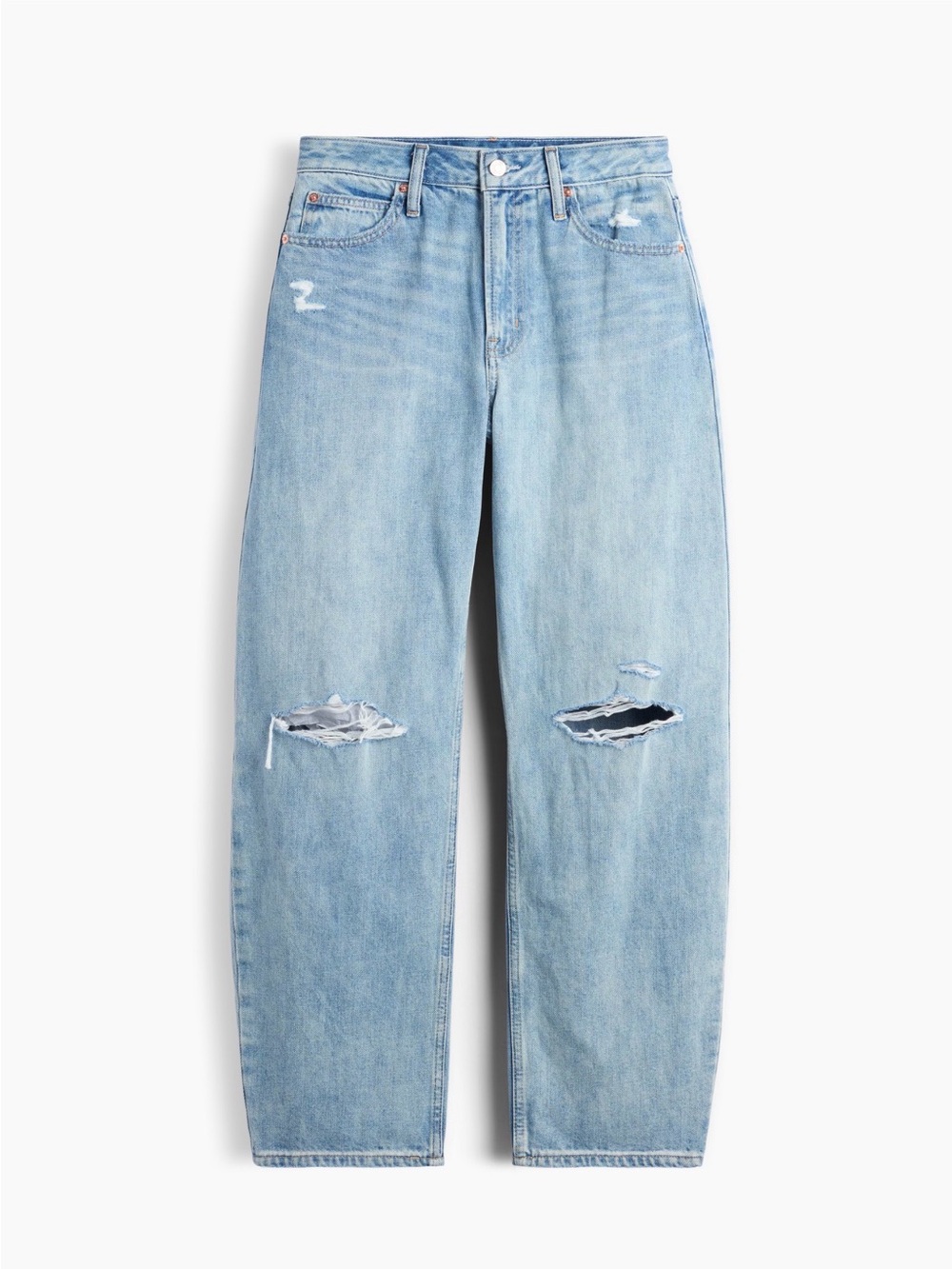 GAP curvy high rise barrel jean